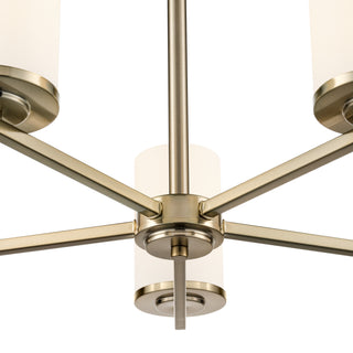 Verlana 24" 5-Light Chandelier - Modern Gold