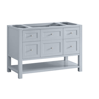 48 Inch Breckenridge Freestanding Vanity in Serenity Blue / Eternal Jasmine Pearl Top