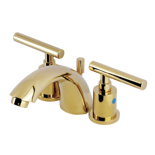 Manhattan Mini-Widespread Bathroom Faucet in Polished Brass
