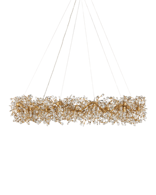 Crystal Bud Grande Ring Chandelier