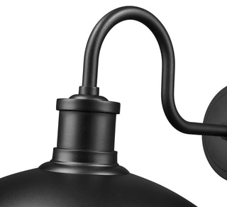 Calhoun 10" High 1-Light Outdoor Wall Sconce - Textured Black