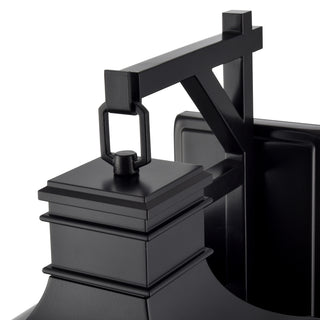 Edenton 24.5" High 4-Light Outdoor Wall Sconce - Matte Black