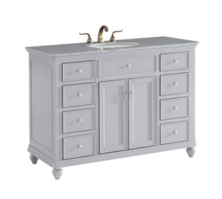 48 In. Single Bathroom Vanity Set In Light Grey