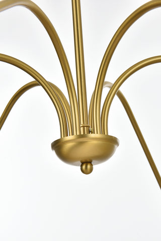 Rohan 54 inch chandelier in Satin Gold