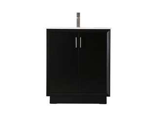 30 Inch SIngle Bathroom Vanity In Black