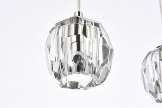 Eren 5 lights Chrome pendant