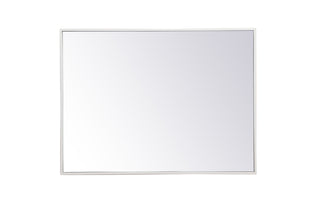 Metal frame rectangle mirror 24x 32 inch  in White