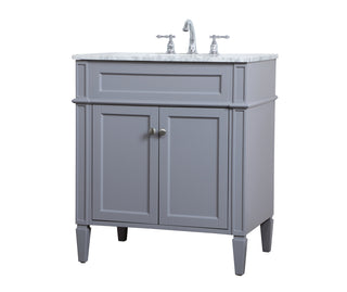 30 inch Single bathroom vanity in Grey