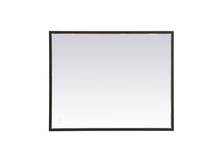 Pier 24x30 inch LED mirror with adjustable color temperature 3000K/4200K/6400K in black