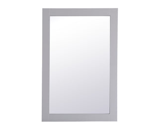 Aqua rectangle vanity mirror 24 inch in Grey