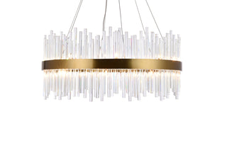 Dallas 18 light Gold Chandelier Clear Royal Cut Crystal