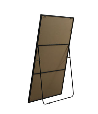 Metal Frame Rectangle Full Length Mirror 36x60 Inch in Black