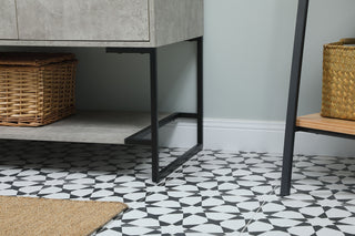 48 inch Single bathroom vanity in concrete grey