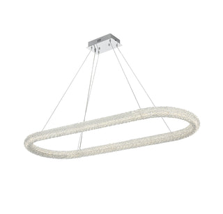 Bowen 51 inch Adjustable LED Chandelier in Chrome