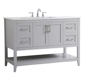 48 inch Single Bathroom Vanity in Grey