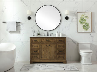 48 inch Single bathroom vanity in driftwood