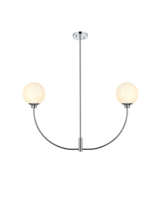 Nyomi 36 inch chandelier in Chrome