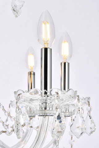 Verona 25 light Chrome Chandelier Clear Royal Cut Crystal