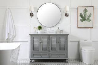 48 inch Single bathroom vanity in grey