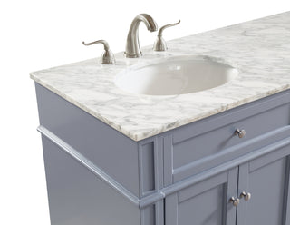 60 In. Double Bathroom Vanity Set In Grey