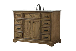 48 inch Single bathroom vanity in driftwood