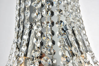 Primo 4 light Chrome Wall Sconce Clear Royal Cut Crystal