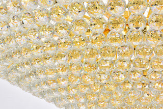 Primo 48 light Gold Chandelier Clear Royal Cut Crystal