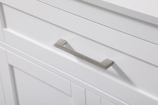 30 Inch Wide Bathroom Storage Freestanding Cabinet In White