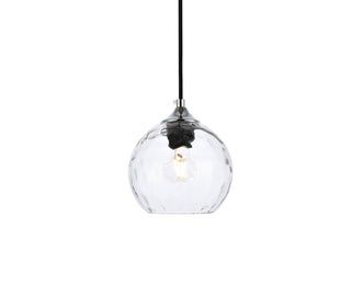 Cashel 6 inch chrome pendant