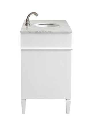 40 In. Single Bathroom Vanity Set In White