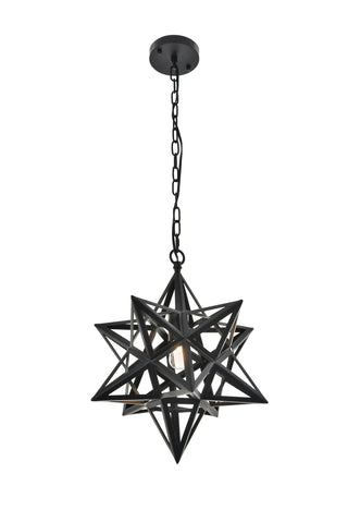 Nocturne 1 light black Pendant