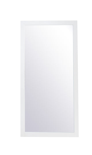 Aqua rectangle vanity mirror 72 inch in White