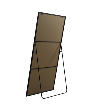 Metal Frame Rectangle Full Length Mirror 36x72 Inch in Black