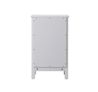 18 Inch Wide Bathroom Storage Freedstanding Cabinet In White