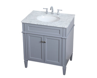 30 inch Single bathroom vanity in Grey