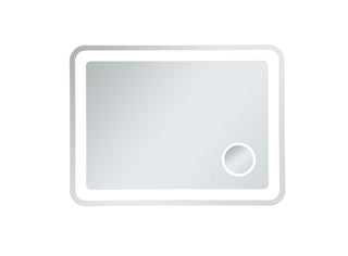 Lux 30in x 40in Hardwired LED mirror with magnifier and color changing temperature 3000K/4200K/6000K