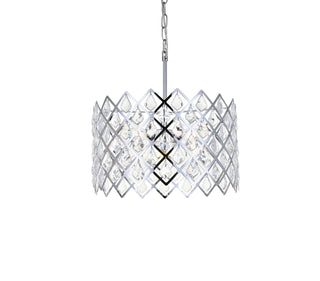 Lyla 16 inch pendant in chrome