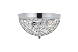 Taye 2 light Chrome Flush Mount