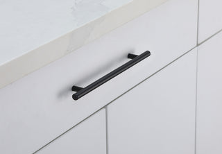 Quinn 7-9/16" Center to Center Matte Black Bar Pull Multipack (set of 10)