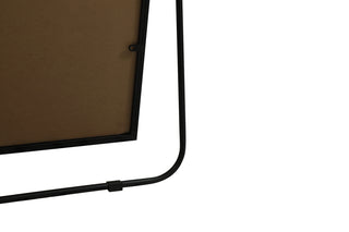 Metal Frame Rectangle Full Length Mirror 36x60 Inch in Black