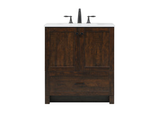 30 inch Single bathroom vanity in expresso