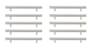 Dior 6-5/16" Center to Center Brushed Nickel Bar Pull Multipack (set of 10)