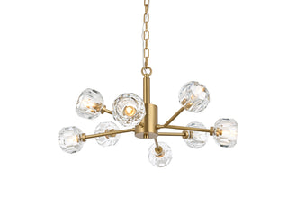 Graham 8 Light Pendant in Gold