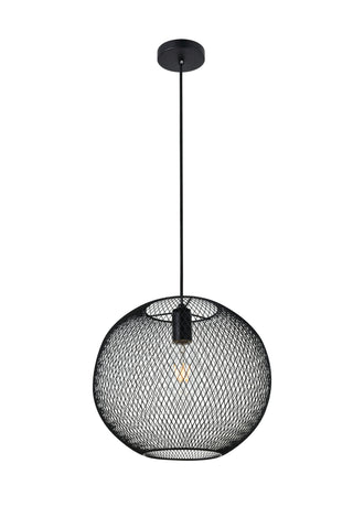 Keller 1 Light Black Pendant