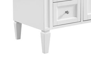 40 In. Single Bathroom Vanity Set In White