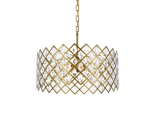 Lyla 21 inch pendant in brass