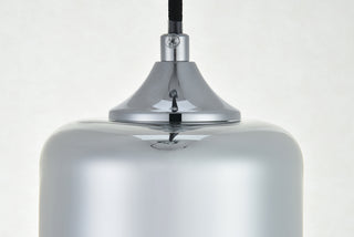 Ashwell 1 Light Chrome Pendant With Clear Glass