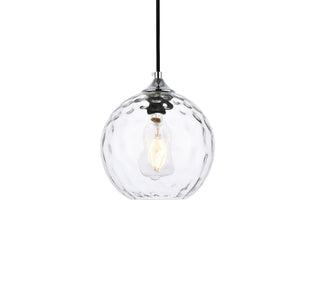 Cashel 8 inch chrome pendant