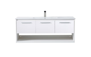 48 inch  Single Bathroom Floating Vanity in White