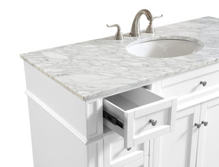 48 In. Single Bathroom Vanity Set In White